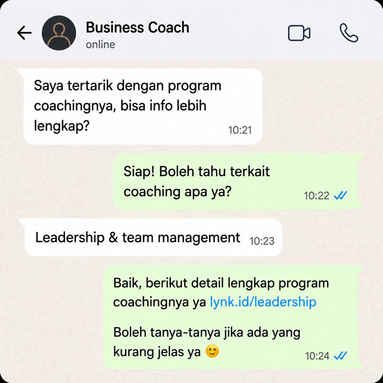 Hasil Coach